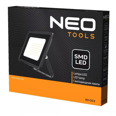 Прожектор Neo Tools алюміній, 220, 50Вт, 4000 люмен, SMD LED, кабель 0.3 м без в (99-053) Вінниця - фото 3