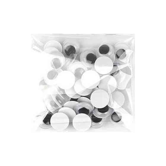 Творчий набір для аплікацій "Очі" ЕД-529, 15 мм, 10 грам, 67 штук Вінниця