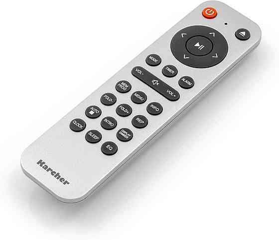 Радіо Karcher RA 2060D-S сріблясте DAB+ FM Bluetooth CD MP3 USB 30 станцій будильник таймер 2.4" дисплей кухонна радіо з Київ