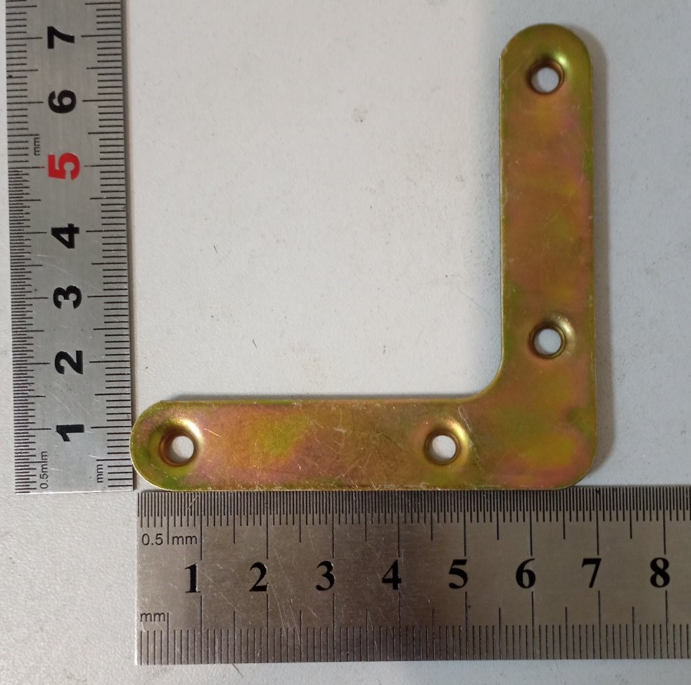 Кутник віконний в жовтому оцинку  70х 70 мм, польського виробника Киев - изображение 1