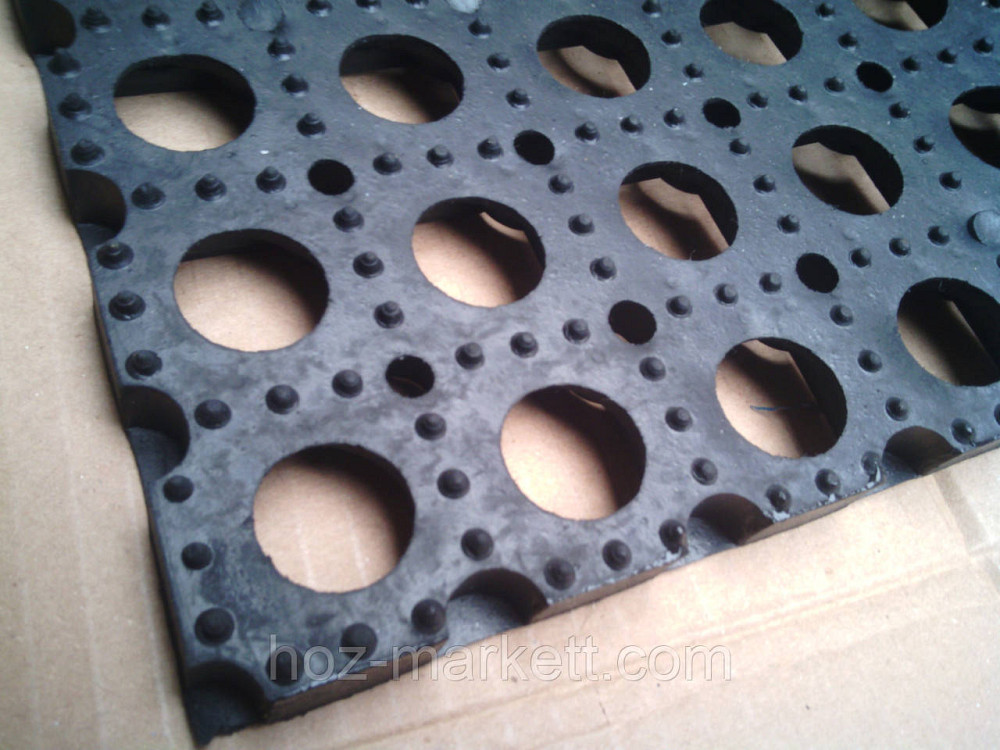 Килимок 100 х 150 см гумовий стільники брудозахисний кілім Харків - фото 4