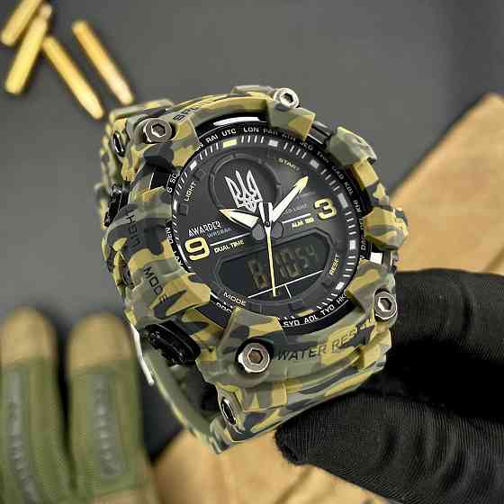 Awarder 001 Тризуб срібло  Camo Green Киев