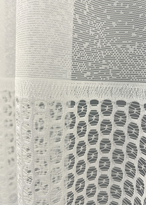 Тюль жаккард цвет кремовый 2021т Киев - изображение 3