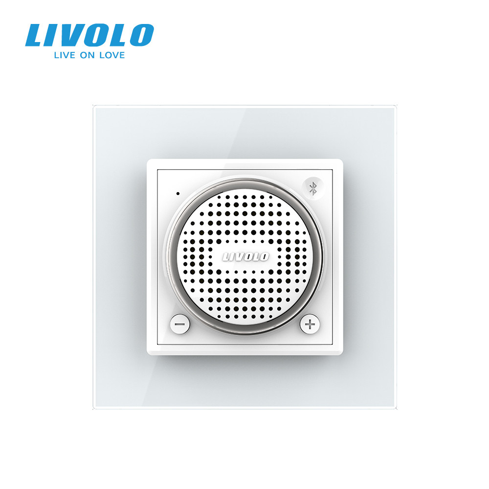 LIVOLO Bluetooth колонка LIVOLO білий скло (VL-C7-FCF-2WP) Коломия - фото 7