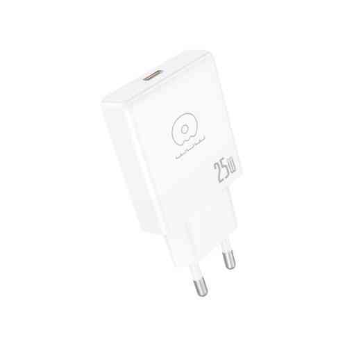 Мережевий зарядний пристрій WUW-C216 25W Gan ChargerUSB C white Одеса