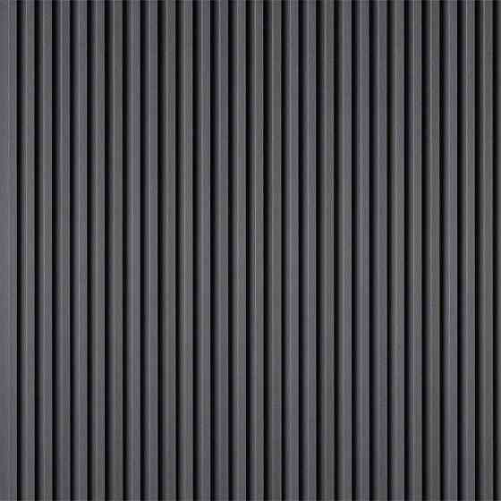 Декоративная черная стеновая рейка Киев