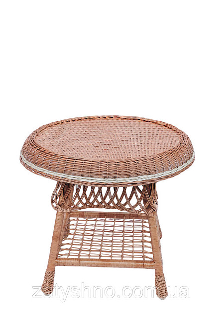 Стол из лозы журнальный Киев - изображение 1