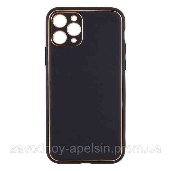 Iphone 11 pro Чехол кожаный Epik (черный) Одесса