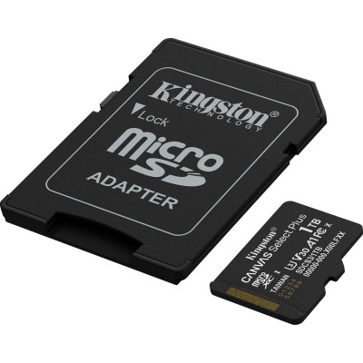 Карта пам&apos;яті Kingston 1TB microSDXC class 10 UHS-I U3 V30 A1 Canvas Select Plus (SDCS3/1TB) Вінниця - фото 2