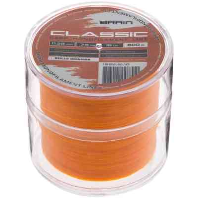 Волосінь Brain Classic Carp Line (solid orange) 600m 0.28mm 18lb 7.9kg (1858.81.10) Вінниця