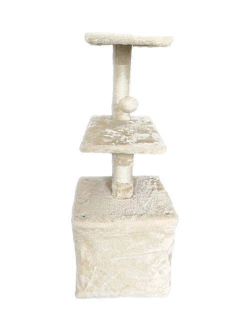 Ігровий комплекс для кішок Avko CatTree 1054 Beige кігтеточка, будиночок, дряпка Київ - фото 2