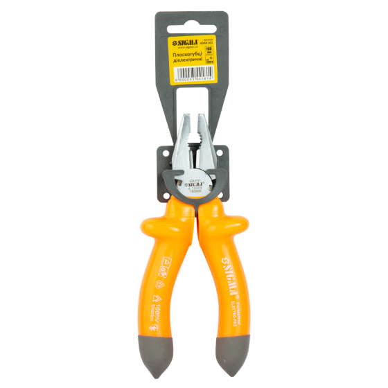 Плоскогубцы диэлектрические 160мм 1000В SIGMA (4344161) Киев