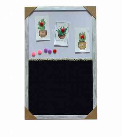 Підвісний настінний Органайзер Мудборд (moodboard) 2 в 1 для крейди 40 х 60 см Вінниця