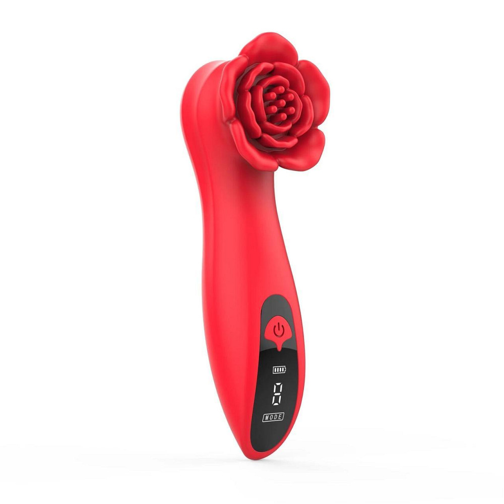 Розкішний вібратор для клітора Loviss Tona Rose Vibrator, у вигляді троянди, 9 режимів Sex Aura Київ - фото 3