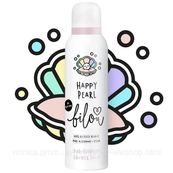 Пінка для душу Bilou Happy Pearl 200 мл Чернівці - фото 1
