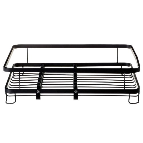 Сушарка для посуду з піддоном алюміній/пластик чорний MR-1024 Maestro Житомир - изображение 6