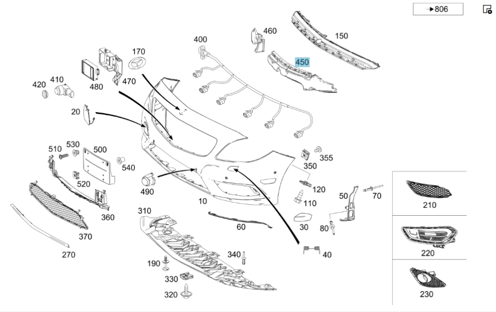 Mercedes-Benz  A1178850237 Пінопластовий буфер у передній бампер CLA Shooting Brake X117 CLA C117 Одеса - фото 2
