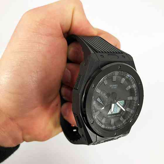 Надійні чоловічі наручні годинники SKMEI 2103BKWT, Водонепроникні чоловічі годинники SM-37 Івано-Франківськ