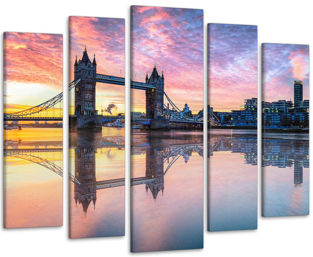 Модульна картина Лондон Міст Art-179_5 Київ - фото 1