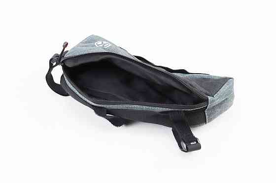Сумка на раму 250х110х60мм, кріпл. на липучці, сіро-чорна Киев