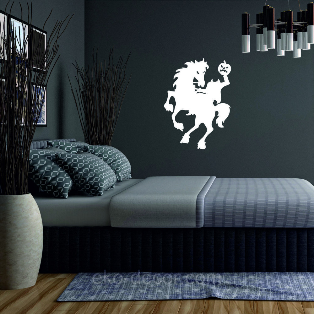 Декоративне настінне Панно «Всадник без голови», Декор на стіну 70*51 см, Білий Київ - фото 6