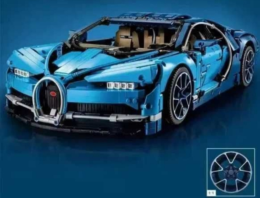 Bugatti Chiron c 4031 деталей, маштаб 1:8 Конструктор сумісний з LEGO. Київ - фото 3