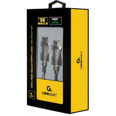 Кабель мультимедійний HDMI M to HDMI M 3.0m V2.1 Premium Cablexpert (CCBP-HDMI8K-3M) Вінниця - фото 2