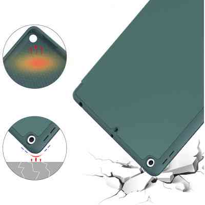 Чехол для планшета BeCover Tri Fold Soft TPU Silicone Apple iPad Air 4 10.9 2020/2021 Dark Green (706870) (706870) Винница