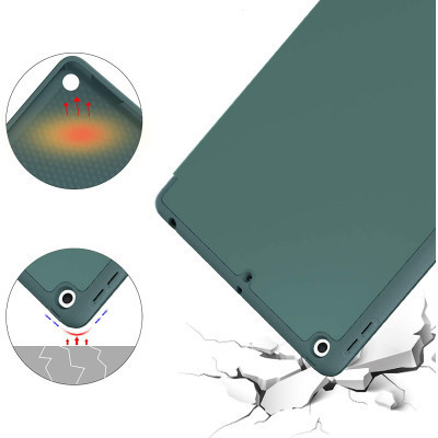 Чехол для планшета BeCover Tri Fold Soft TPU Silicone Apple iPad Air 4 10.9 2020/2021 Dark Green (706870) (706870) Винница - изображение 5