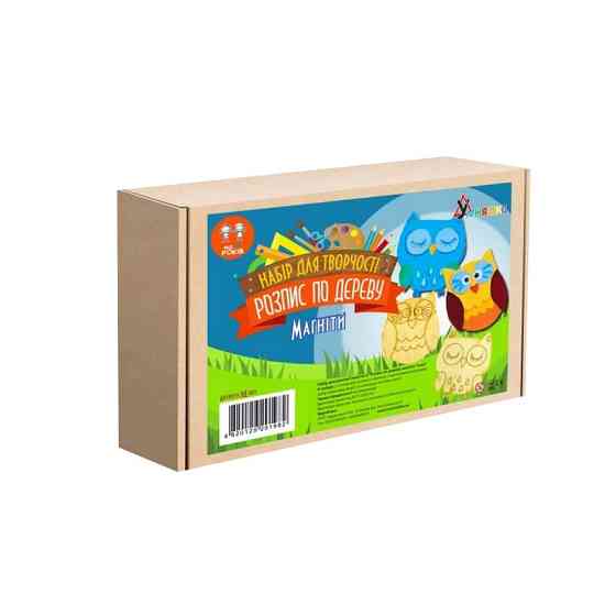 Набір дитячої творчості Розпис по дереву "Магніти-сови" РД-005 Вінниця