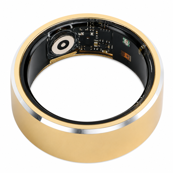 Умное кольцо Smart Ring IP68 для мониторинга здоровья и активности, фитнес-трекер Bluetooth для Android и iOS, золотое, размер 10 Киев