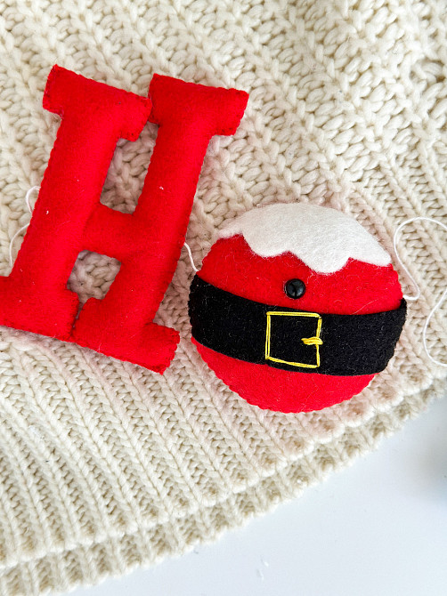 Новогодняя герлянда из фетра ручной работы - НО-НО-НО Киев - изображение 7