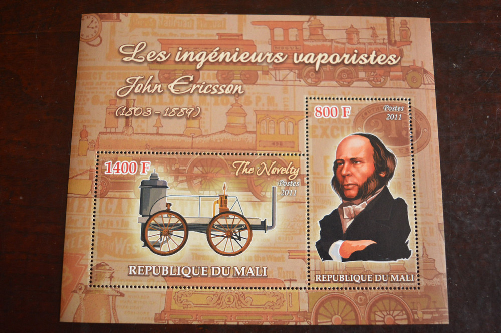 Мали. Транспорт. Личности. Блок. 2014 г. (А-26) Полтава - изображение 1