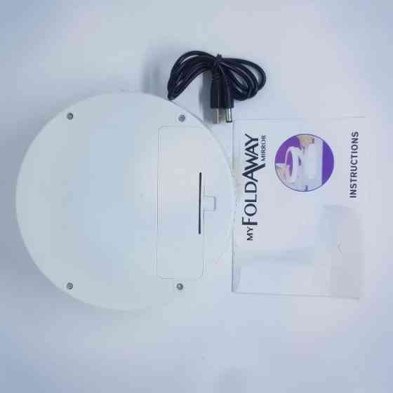 Складное зеркало для макияжа с Led подсветкой увеличение 10x My Fold Away Mirror Киев
