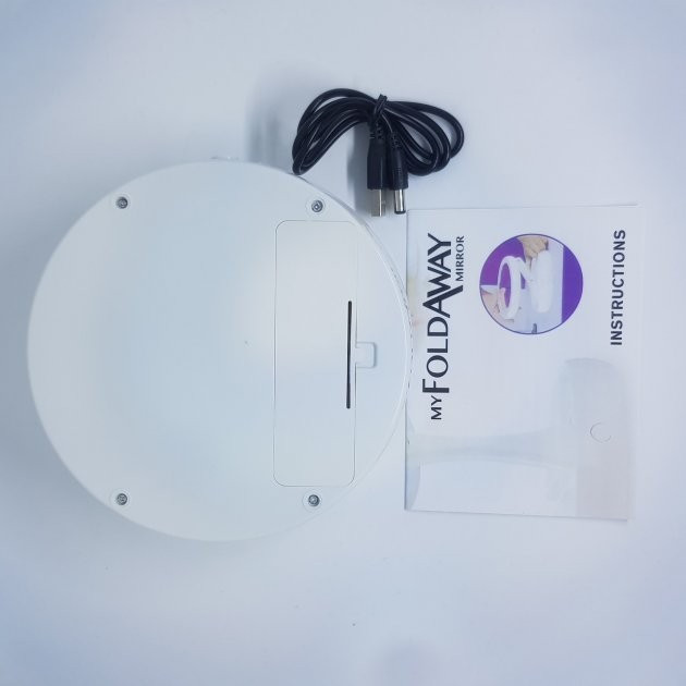 Складное зеркало для макияжа с Led подсветкой увеличение 10x My Fold Away Mirror Киев - изображение 4