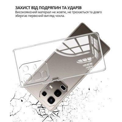 Чехол для мобильного телефона BeCover Silicone Infinix Note 50 Pro 4G (X6855) Transparent (714674) Винница - изображение 5