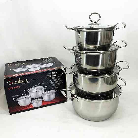 Гарний набір каструль з антипригарним покриттям, Набір посуду для електричних плит AF-32 Львів