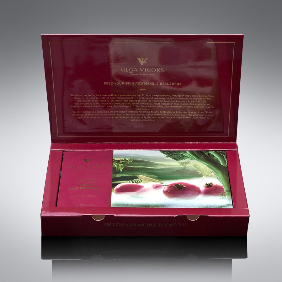 Питательная маска для лица Томат и Брокколи Vigor 4 шт Киев - изображение 2