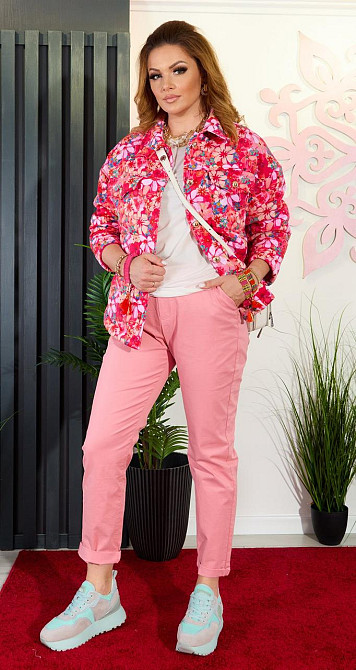 Стёганная куртка с принтом (50) Киев - изображение 5