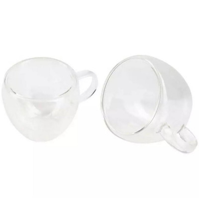 Набор чашек Bergner Coffee & Tea lovers 100 мл 2 шт (BG-20114-MM) Винница - изображение 1