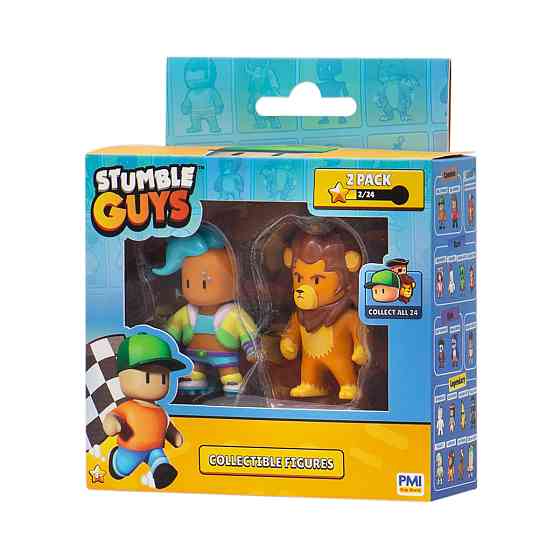 Набір колекційних фігурок Stumble Guys - Велоцит і Леонідас Дніпро