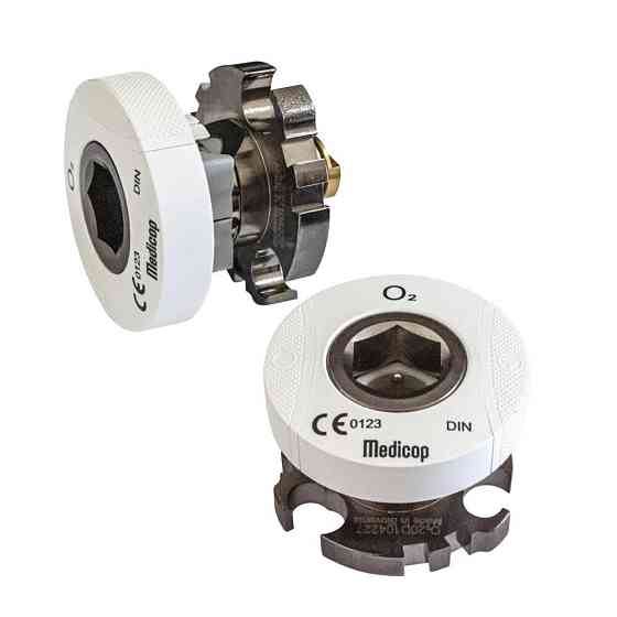 Розетка газовая SMARTLET; DIN, кислород (настенная), 1035001 Днепр