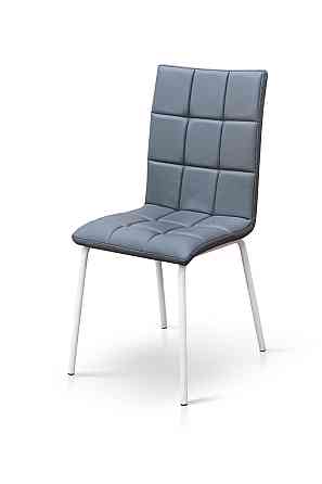 Стілець Аманда білі ноги/(шкірзам сір) Fly 2233--- Київ