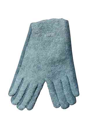 Перчатки сенсорные женские теплые one size серый Киев