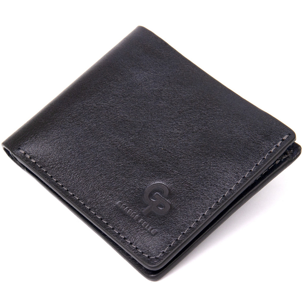 Портмоне из натуральной кожи GRANDE PELLE 11462 Черный Киев - изображение 1