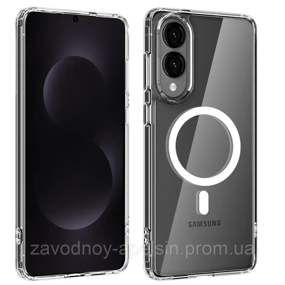 Samsung S25 Edge S937 Прозорий чохол Магсейф (TPU+PC) Одеса - фото 1