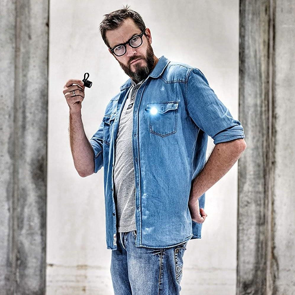 Ліхтарик спортивний Troika USB (3 режими) Синій Київ - фото 6