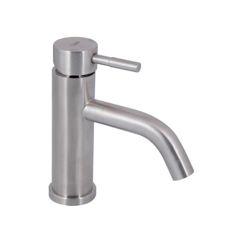 Смеситель для раковины Lidz Aria 0011F (k35) LDARI0011FNKS46091 Nickel сатин Киев - изображение 1