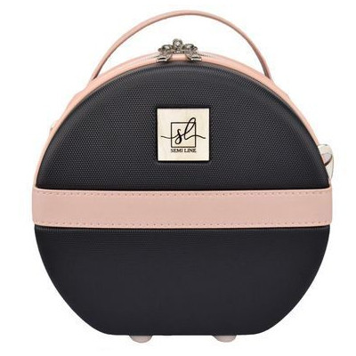 Косметичка Semi Line Бьюти-кейс 5L Black/Pink Cream (DAS302669) Винница - изображение 3