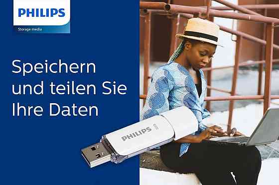 Флешнакопичувач Philips Snow 2.0 3×32GB біло-сірий USB 2.0 читання до 23MB/s портативний для зберігання даних Київ